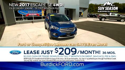 Burdick ford - The factory&dash;trained service technicians at Burdick Ford know your vehicle best and are ready to help you find the best tires for your specific model at the best price possible. In fact, we offer great tire deals on 16 quality name brands: Goodyear; Dunlop; Kelly Tires;